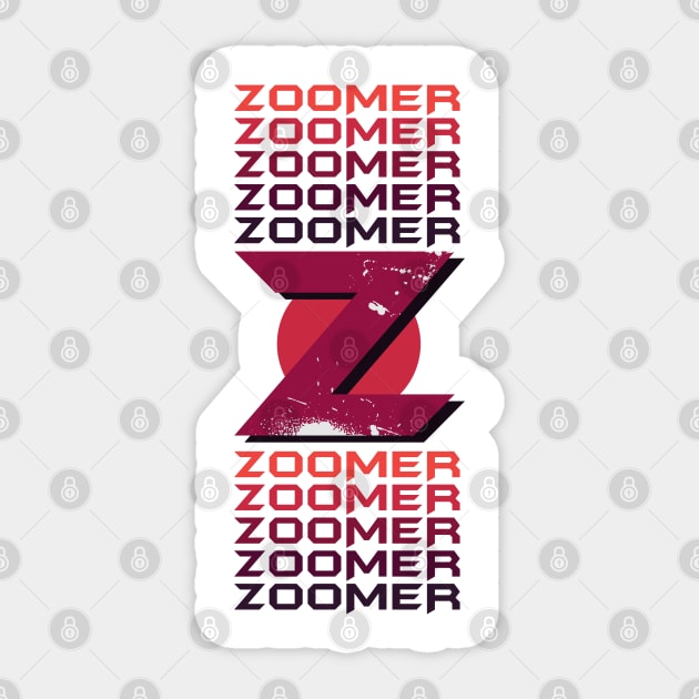 Zoomer Time Zoomer Movement Sticker TeePublic
